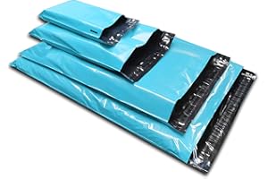 ODL Packaging Lot de 50 sacs d'expédition postale en plastique - Colorés bleu
