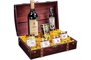 ‎MONSTERZEUG Monsterzeug Gourmet Geschenkbox 7-teilig, Geschenkbox Delikatessen, Feinkost, Schatztruhe, Geschenktruhe, Schlemmerset