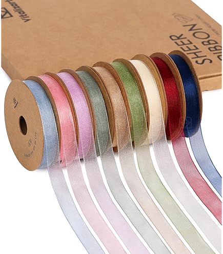 NASTRO ROTOLO ORGANZA POIS 10 MM BOBINA 50 METRI (ROSA
