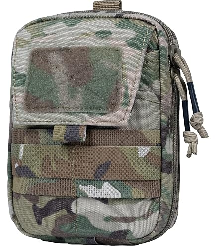 Pochette à Eau Tactique - Cordura 1000D Résistant, Compatible Système MOLLE - Style Militaire - Neuf