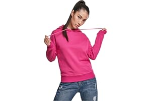 URBAN CLASSICS Felpa Donna con Cappuccio, Felpa Invernale a Manica Lunga, Maglione Caldo per Ragazza Disponibile in diversi Colori e Taglie XS - 5XL