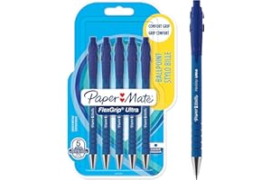 Paper Mate 2027755 Długopisy, Niebieski, 5 Sztuk