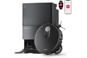 ‎ROBOROCK roborock Qrevo Slim Saugroboter mit Wischfunktion – 8,2 cm Ultra-Slim Design, StarSight 3D ToF Navigation, 11,000Pa HyperForce Saugleistung, 8-in-1 Dock, FlexiArm Seitenbürste