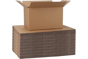 HORLIMER 40 Paquetes de Cajas de Carton para Envios 25,4 x 15,3 x 15,3 cm, Cajas Regalo Carton, Cajas Embalaje Cartón para Pequeñas Empresas