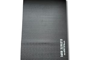 Elevate Rope – Przenośna Mata do Skakania z Torbą - Duża Antypoślizgowa Mata do Ćwiczeń Wewnątrz/Na Zewnątrz - Grubość 6 mm - Wysokiej Jakości