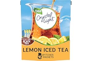 VCCUIOB Crystal Light Ice Tea, Natural Lemon, 16 Count by Crystal Light