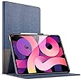 ESR Folio Case for iPad Air 5/4 Gen (2022/2020、10.9 Inch) Auto Sleep/Wake Book Cover Supports Pencil 2 Wireless Charging Urban Premium Series - Knight