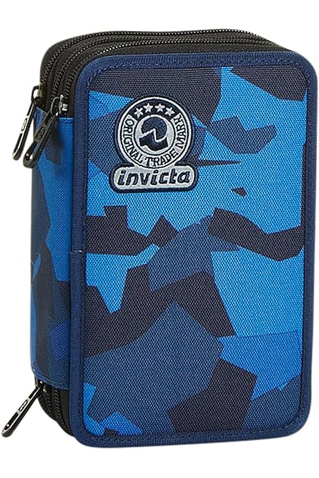 Invicta Astuccio Fantasy 3 Zip Viola - Kit Completo Con 44 Accessori Per Scuola - Foto 7