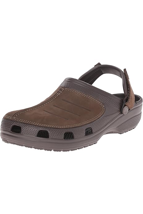 crocs with leather tops