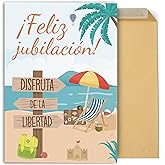CONTRAXT Happy Retirement Gift Card 42 x 30 cm Open. Original Gift Signature Card Retirement Large Dedications Coworkers Man