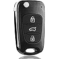 3-Buttons Remote Control Car Key Case Replacement for Kia Ceed, Soul, Sportage, Venga and Hyundai i10 i20 i30 ix20 ix35