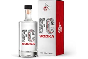 ‎WEILA 1. FC Köln FC Vodka | Fanartikel mit Geschenkverpackung, Geschenk, Dom, Stadion, Fußball | Hausbar, Wodka | Geschenkidee für echte EFFZEH Koeln Fans | 500ml Einzelflasche, 42% vol.