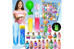 JOPSHEEN Kit Magico per Creare Pozioni - Gioco Educativo per Bambini con Effetti Speciali e Ingredienti Sicuri - Attività Sensoriale e Fantasiosa, Ideale come Regalo per Feste e Natale
