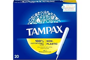 Tampax Regular Tampons mit Karton-Applikator, 20 Stück