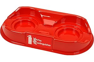 FIREPROTECTIONSHOP Double Fire Extinguisher Point/Plinth/Stand - Fits All Makes and Models - FireShield