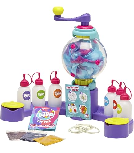 Batik-Set Zum Selbermachen – 26 Batikfarben, Flaschen, Gummibänder, Schürzen & Handschuhe, Ungiftig Für Kinder & Erwachsene