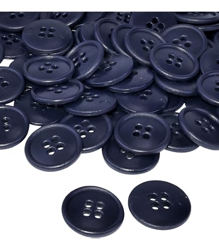 QUARKZMAN 12pz 32L Bottoni da Cucire Rotondi 20mm (4/5