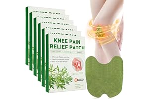 LuckyMoon Pain Relief Patches 60 Pcs, Wormwood Knee Pain Relief Patches for Knee, Back, Neck, Shoulder Inflammation and Muscle Soreness
