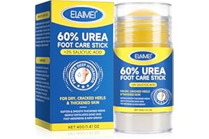 KURCHUGO Urea Cream 60 Percent for Feet with 2% Salicylic Acid - Urea Foot Cream for Cracked Heels and Dry Skin, Deep Moisturizing, Callus Remover and Soften - Cracked Heel Repair Cream - Foot Moisturiser 40 g