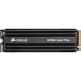 Corsair MP600, Force Series, 1TB Ultra Schnelle Gen 4 PCIe x4, NVMe M.2 SSD (Lesegeschwindigkeitenvon bis zu 4.950 MB/s sowie sequenziellen Schreibgeschwindigkeiten bis 4.250 MB/s)