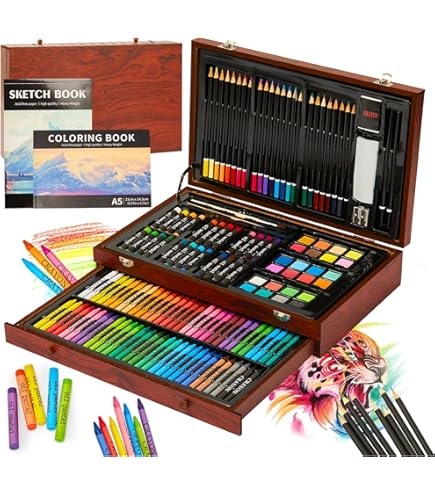 MALSET DELUXE 145-TEILIG - Komplettset Mit Aluminium-Koffer