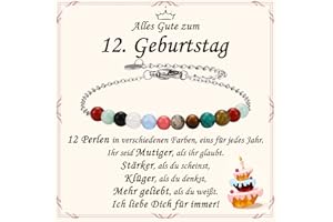 PDTU Geburtstagsgeschenk für Mädchen 6-18 Jahre, Buntes Armband Geschenk für Teenager zum Geburtstag