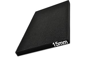 Easyboost Mousse de Filtre à Air 15mm d'épaisseur 28x15cm Universelle à découper pour Scooter Moto Quad Tondeuse Débroussailleuse Motoculteur Tronçonneuse Filtration pour Boite à air