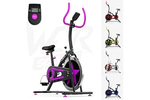We R Sports Exercise Bike/Aerobic Indoor Training Cycle Fitness Cardio Workout Home Cycling Machine - 10KG Flywheel