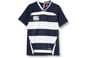Canterbury Boy's Vapodri Evader Hooped Rugby Jersey | Vapodri Technology | Pro Athletic Fit | Durable Rugby Jersey (Pack of 1)