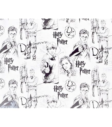 Harry Potter Stoff Von Hogwarts – Karierte Meterware Aus 100% Baumwolle Zum Basteln & Nähen