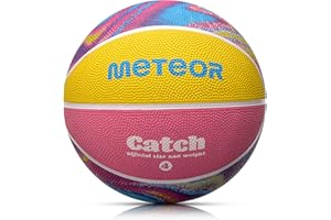 ‎METEOR Piłka Do Koszykówki Piłka Do Kosza Rozmiar 4 5 7 dla Dzieci Młodzieży Dorosłych do Treningu Koszykówki Basketball METEOR