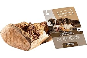 Chewies Kauwurzel für Hunde - Kauspielzeug aus Baumheide Wurzel - splitterfrei und 100% natürlich - für lang anhaltenden Kauspaß - Größe M