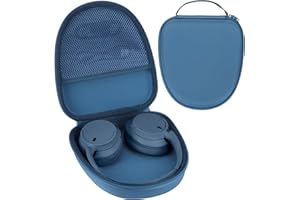 RIYADAone Twarde etui kompatybilne ze słuchawkami nausznymi Sony WH-CH520/CH720N/1000XM5/CH710N/H910N/CH510 z redukcją szumów (niebieski)