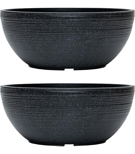 Ciotola Brussels in plastica colore grigio chiaro H 12 cm, 25 cm