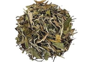 Pai Mu Tan White Loose Leaf Tea by Simpli-Special for Hot or Iced Tea (100g in Resealable Pouch)