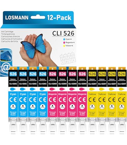 HYSMF Cartuccia D'inchiostro PGI-525 CLI-526 Compatibile - Foto 9