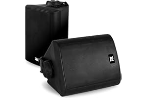 Skytec Par de Altavoces comerciales de 2 vías para Discotecas y Bares, Color Negro