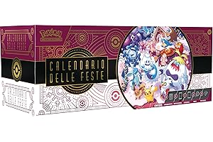 Pokémon: calendario delle feste del GCC Pokémon (otto carte olografiche, sei buste di espansione, sette buste di prova e tanto altro)