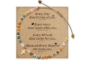 Kristet korsarmband, dam natursten armband med gyllene kors, smycken natursten dop nattvard, religiös gåva hona, religiös dop
