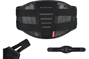 BLACKWILD THE RIDER'S SKIN BLACKWILD Ceinture de soutien dorsal et ceinture de soutien lombaire pour homme et femme | Ceinture lombaire anti-transpiration pour perte de poids, soulagement de la douleur, correction de posture et