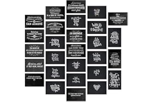 the lazy panda card company Tarjetas postales inspiradoras y motivacionales en estilo retro pizarra/pizarra juego de 28 postales. 28 citas motivacionales e inspiradoras diferentes