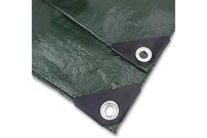 NOOR Bâche Easy 90 g/m² I 400 x 600 cm I Bâche polyvalente pour protection contre les intempéries I Idéale pour la couverture dans le jardin I Stabilisée aux UV, revêtement des deux côtés, imperméable et lavable