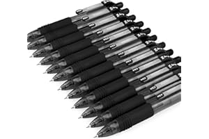 ZEBRA Z-Grip - Mini penne a sfera retrattili, 1,0 mm, colore: nero, confezione da 12