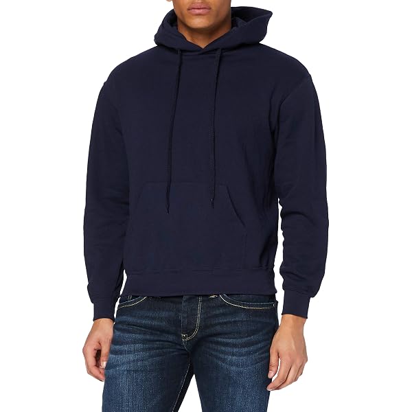 Felpa Con Cappuccio Fruit Of The Loom SS068M Donna – Blu Scuro (Deep Navy), Taglia Small - 5
