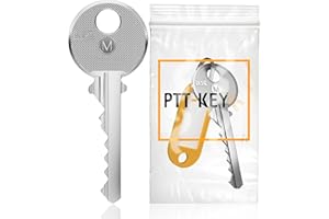 PTT-KEY - Clé PTT M10 pour serrure boîte aux lettres et entrée d'immeuble - Clé passe partout - Clé universelle - Barillet de boîte aux lettres - Pass PTT M10 - Pass universelle - Clé PTT M10