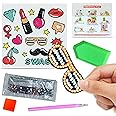 LitVibes DIY Diamond Painting 5D Stickers,Mosaic Diamond Stickers Art and Craft kit for Kids & Children - (Swag Designs)