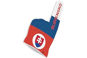 HIGH FIVE FINGERS Championnats d’Europe&Championnats du Monde, Drapeaux Olympiques | Main en Mousse pour competitions, stades événements Sportifs | Taille Unique 44x22x2,5 cm