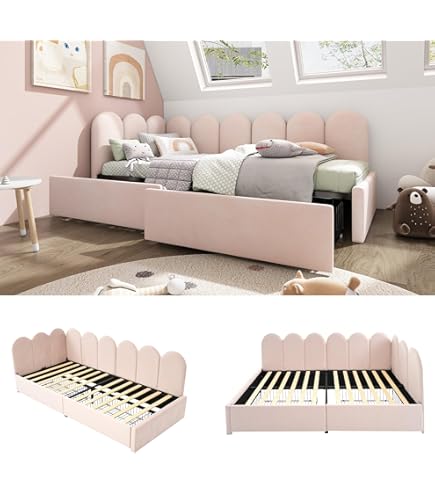 Divano Letto Matrimoniale Trdlpyn Divano Letto Imbottito 90x200cm