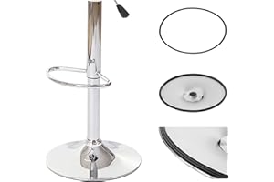 Mendler Set 2X Protezioni in Gomma per Pavimenti per sgabelli con Base Rotonda T844 Ø 38,5cm