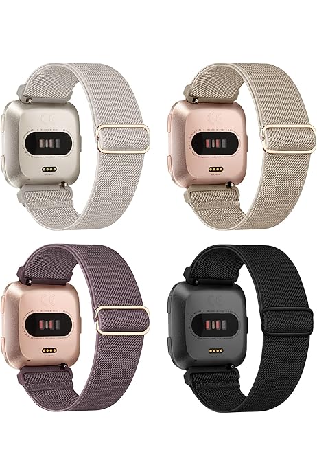 Versa Pink Fitbit Amazon Rose Gold Fitbit Versa Leather Bands